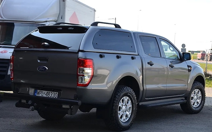 Ford Ranger cena 85000 przebieg: 132800, rok produkcji 2016 z Gąbin małe 326